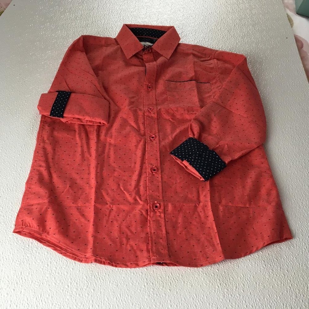 Level Ten Boys Shirt Patterned Size Small V60